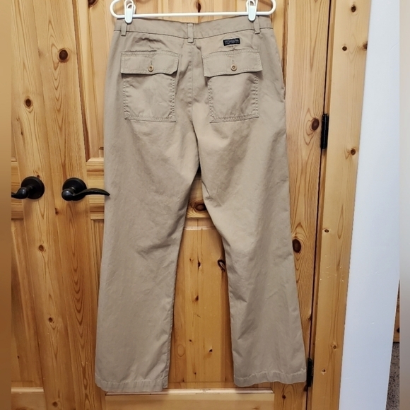 BANANA REPUBLIC CAMEL TAN KHAKIS CASUAL 100% COTTON PANTS MEN SIZE 32 X 24 - Picture 3 of 11